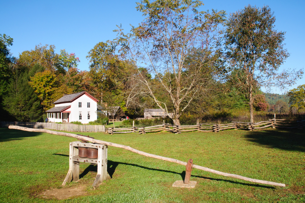 Photo of the Cable Mill area in Cades Cove.