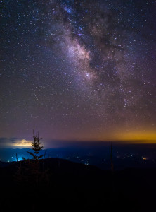 View from Clingmans Dome in the Smoky Mountains