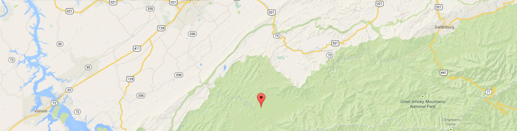 cades cove google map